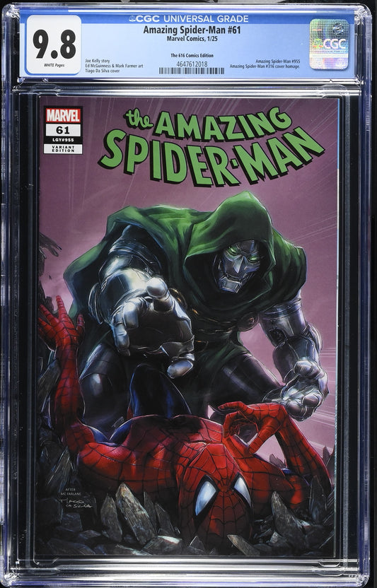 Amazing Spider-man #61 Tiago Da Silva Exclusive Variant CGC 9.8