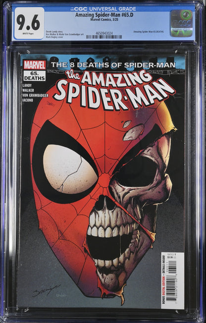 The Amazing Spider-Man #65.Deaths CGC 9.6 (Marvel Comics March 2025)