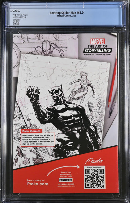 The Amazing Spider-Man #65.Deaths CGC 9.6 (Marvel Comics March 2025)
