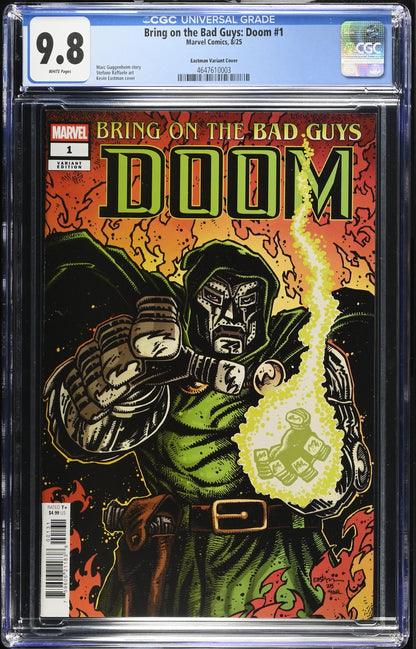 Bring On The Bad Guys Doom #1 CGC 9.8 - Eastman Variant Cover (Marvel 2025)