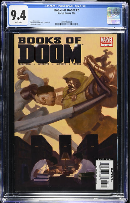 Books of Doom # 2 CGC 9.4 Marvel Comics 2006
