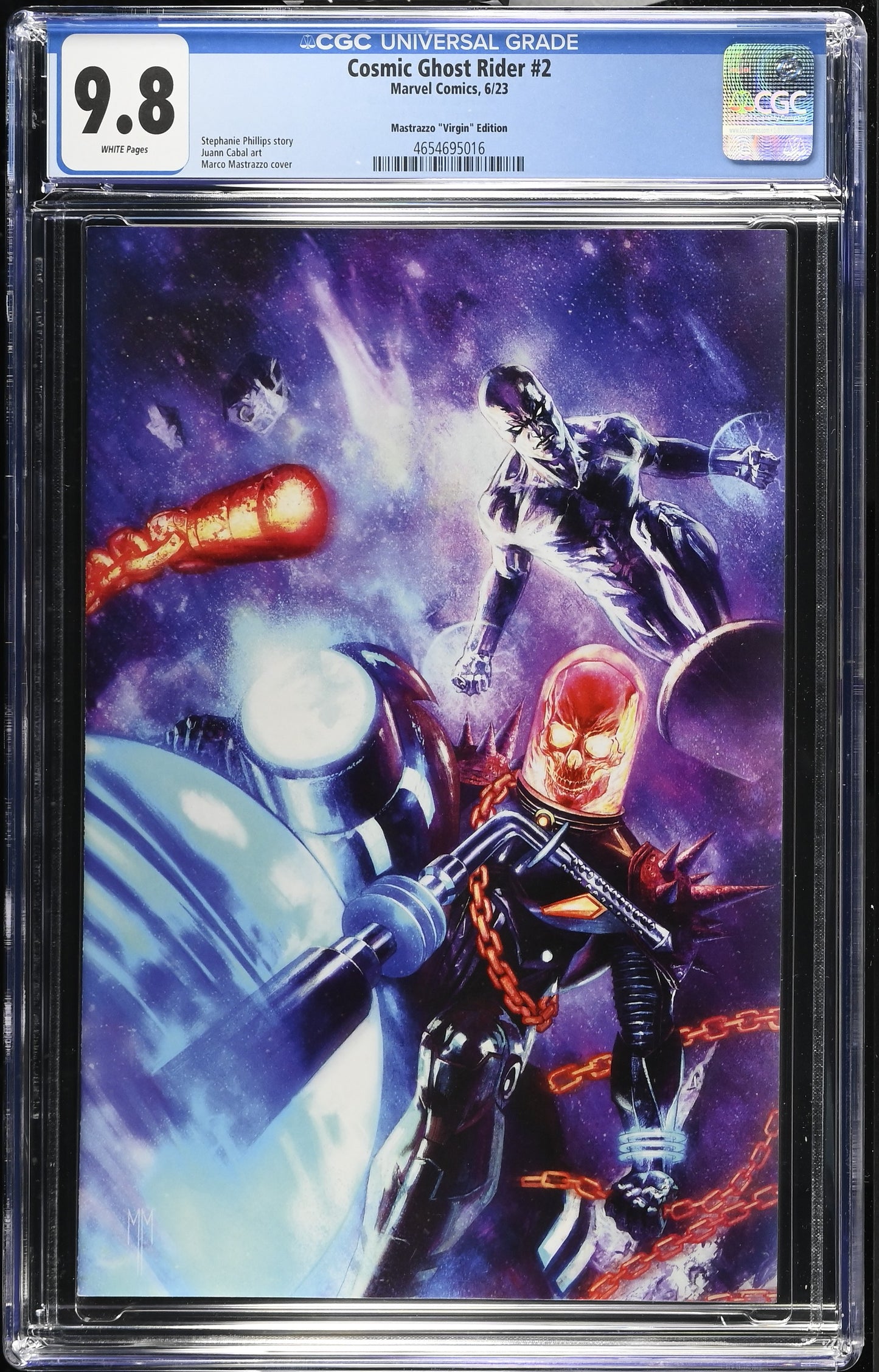 Cosmic Ghost Rider #2 CGC 9.8 Mastrazzo Virgin Variant