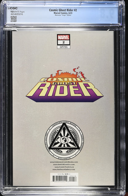 Cosmic Ghost Rider #2 CGC 9.8 Mastrazzo Virgin Variant
