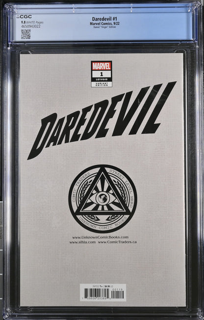 Daredevil #1 CGC 9.8 Tony Daniel Virgin Variant