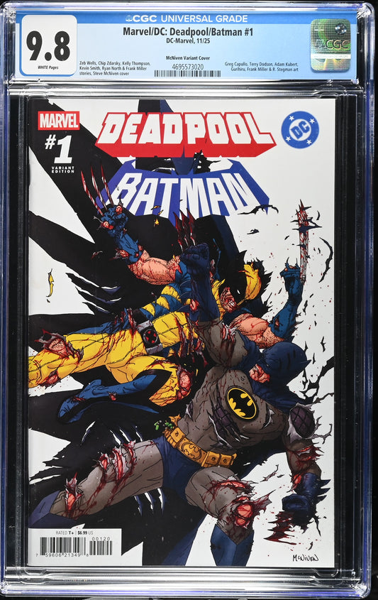 Marvel DC: Deadpool/Batman # 1 CGC 9.8 McNIVEN Ratio Variant