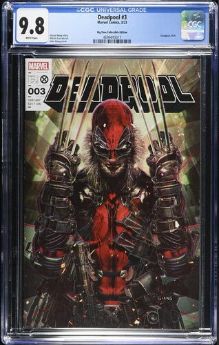 DEADPOOL #3 CGC 9.8 JOHN GIANG WOLVERINE TRADE DRESS VARIANT RED HOT RARE!