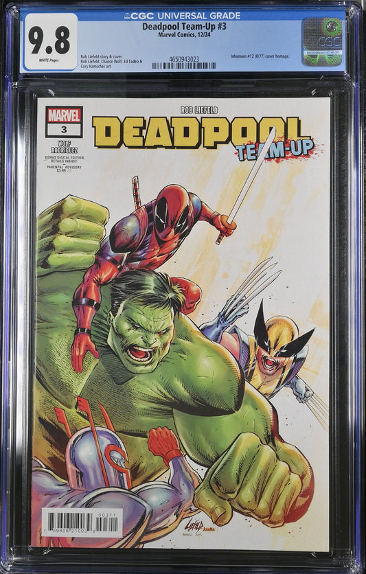 Deadpool Team-Up #3 CGC 9.8