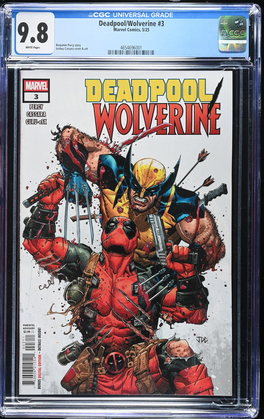 Deadpool/Wolverine Issue #3 Cover A CGC 9.8