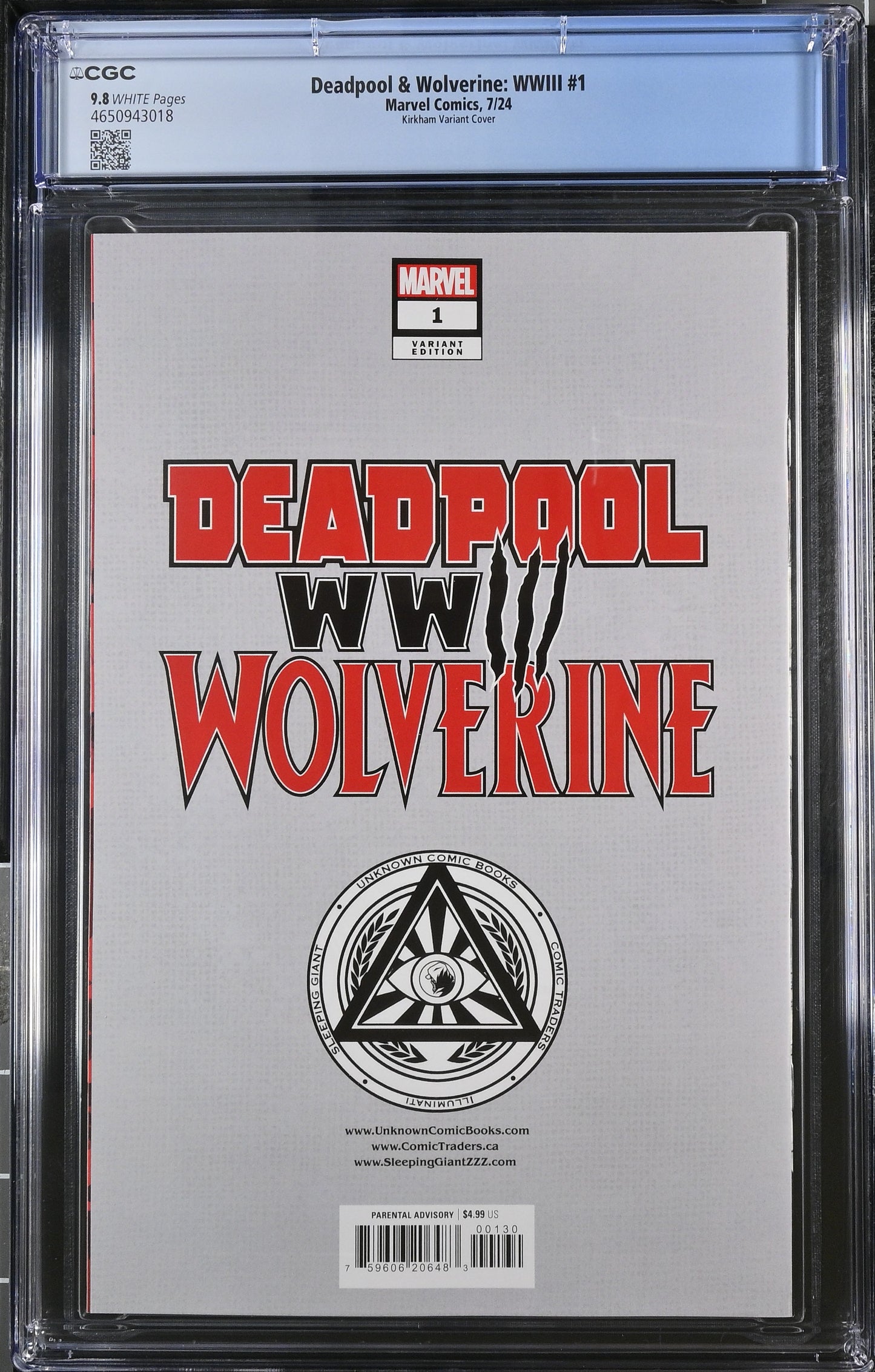 Deadpool & Wolverine: WWIII #1 CGC 9.8 Tyler Kirkham Exclusive