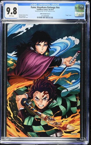 Fame: Koyoharu Gotouge Demon Slayer Jonathan Uribe Virgin Cover NYCC 25 CGC 9.8