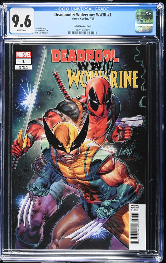 Deadpool Wolverine WWIII #1 2024 Liefield Cover CGC 9.6