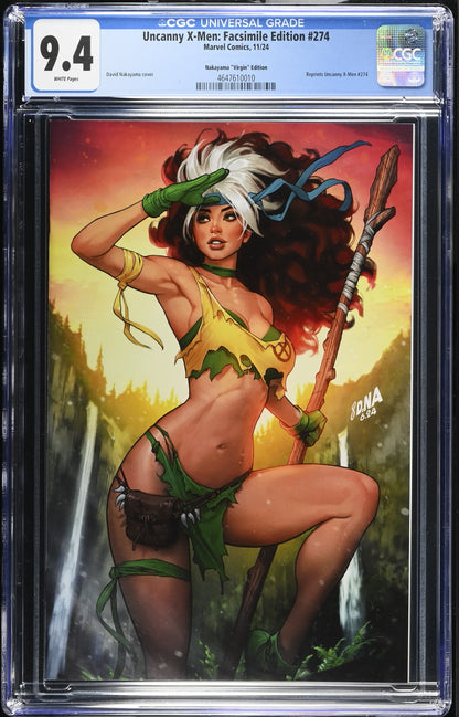 Uncanny X-men #274 Facsimile Virgin Variant - CGC 9.4