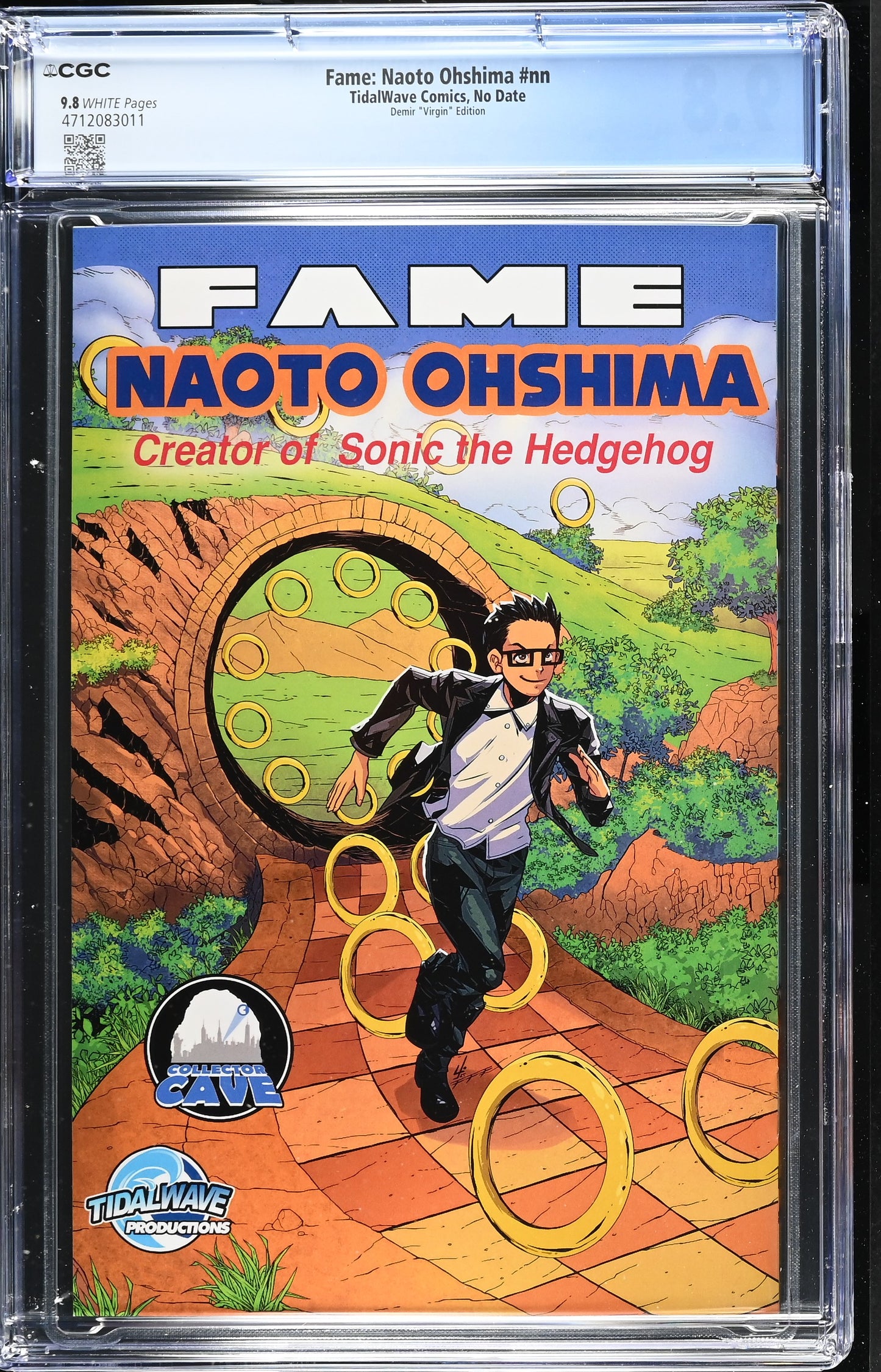 Fame Naoto Ohshima NYCC 2025 Venomized Sonic The Hedgehog CGC 9.8