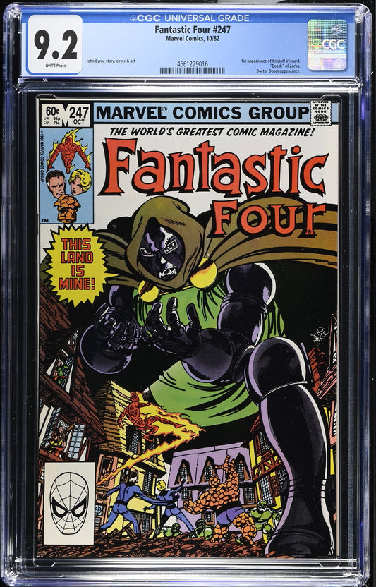 Fantastic Four #247 CGC 9.2  ~ 1st Kristoff Vernard Dr. Doom