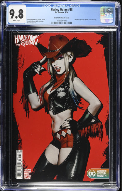 Harley Quinn #38 CGC 9.8 Sozomaika Cowgirl Variant Cover 2024