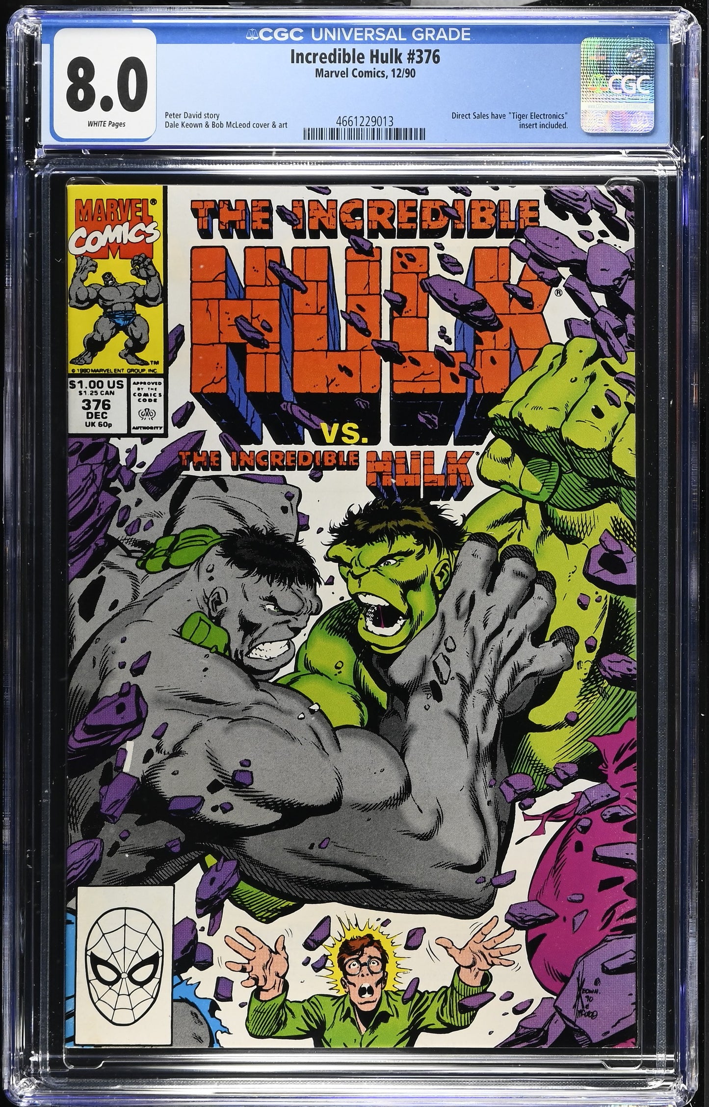 The Incredible Hulk #376 (Marvel Comics March 1991) CGC 8.0