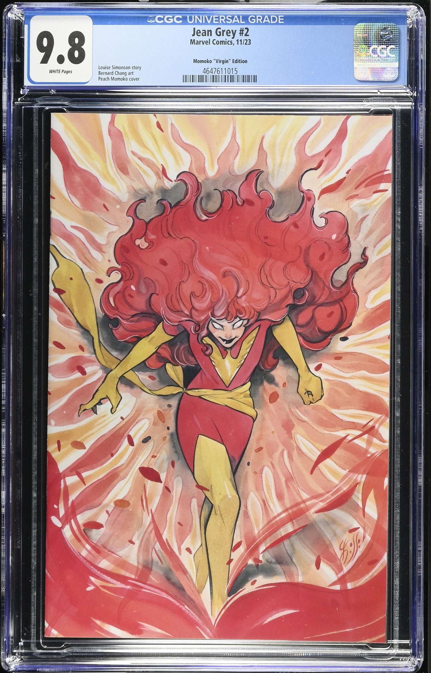 Jean Grey #2 CGC 9.8 Peach Momoko Virgin Variant Cover 2023
