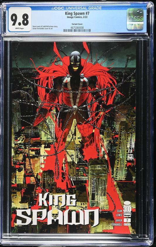 King Spawn #7 CGC 9.8 Image Comics 2022