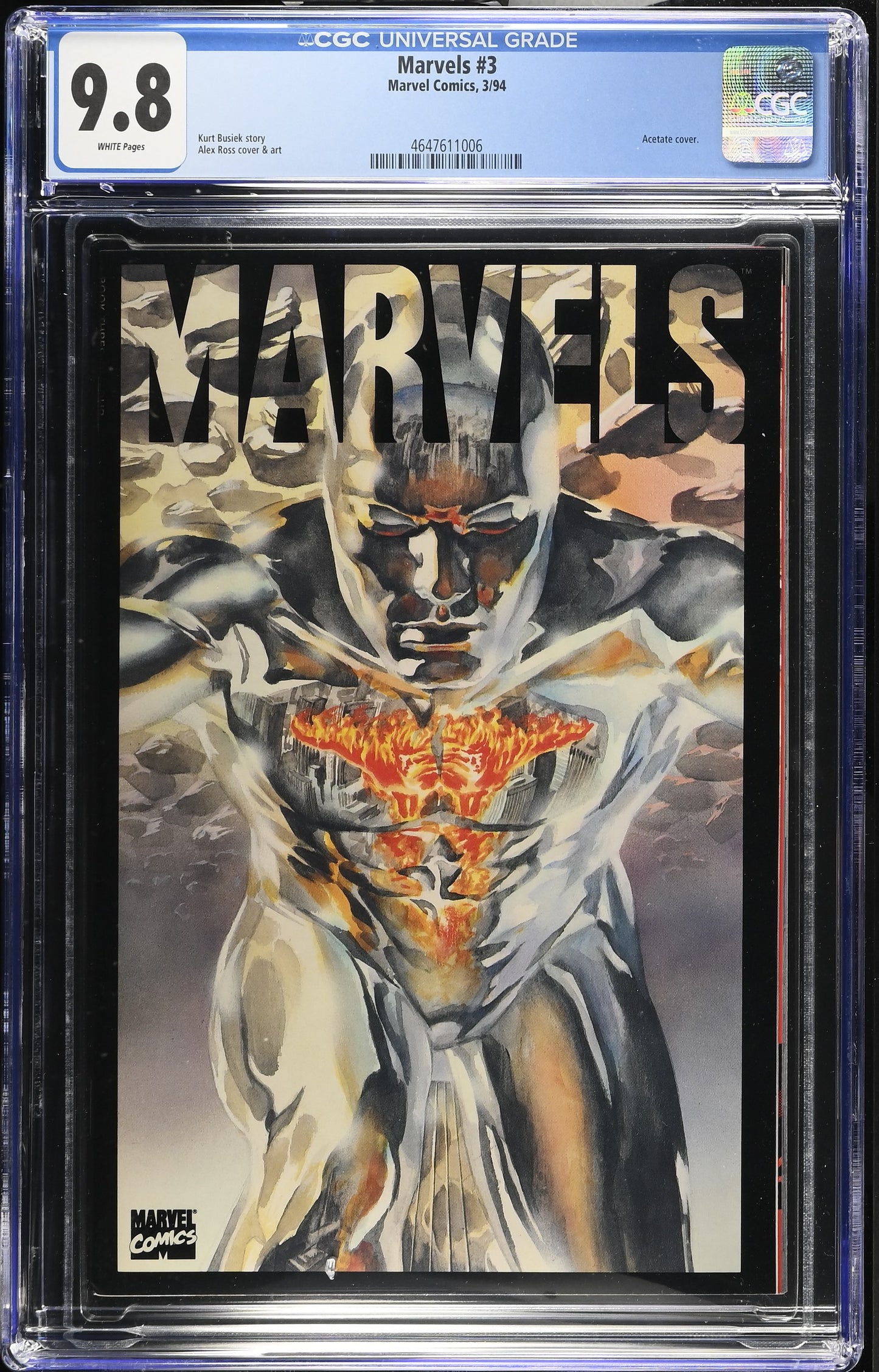 Marvels #3 Alex Ross Silver Surfer CGC 9.8