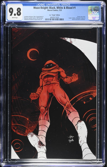 Moon Knight Black White and Blood 1 CGC 9.8 2022