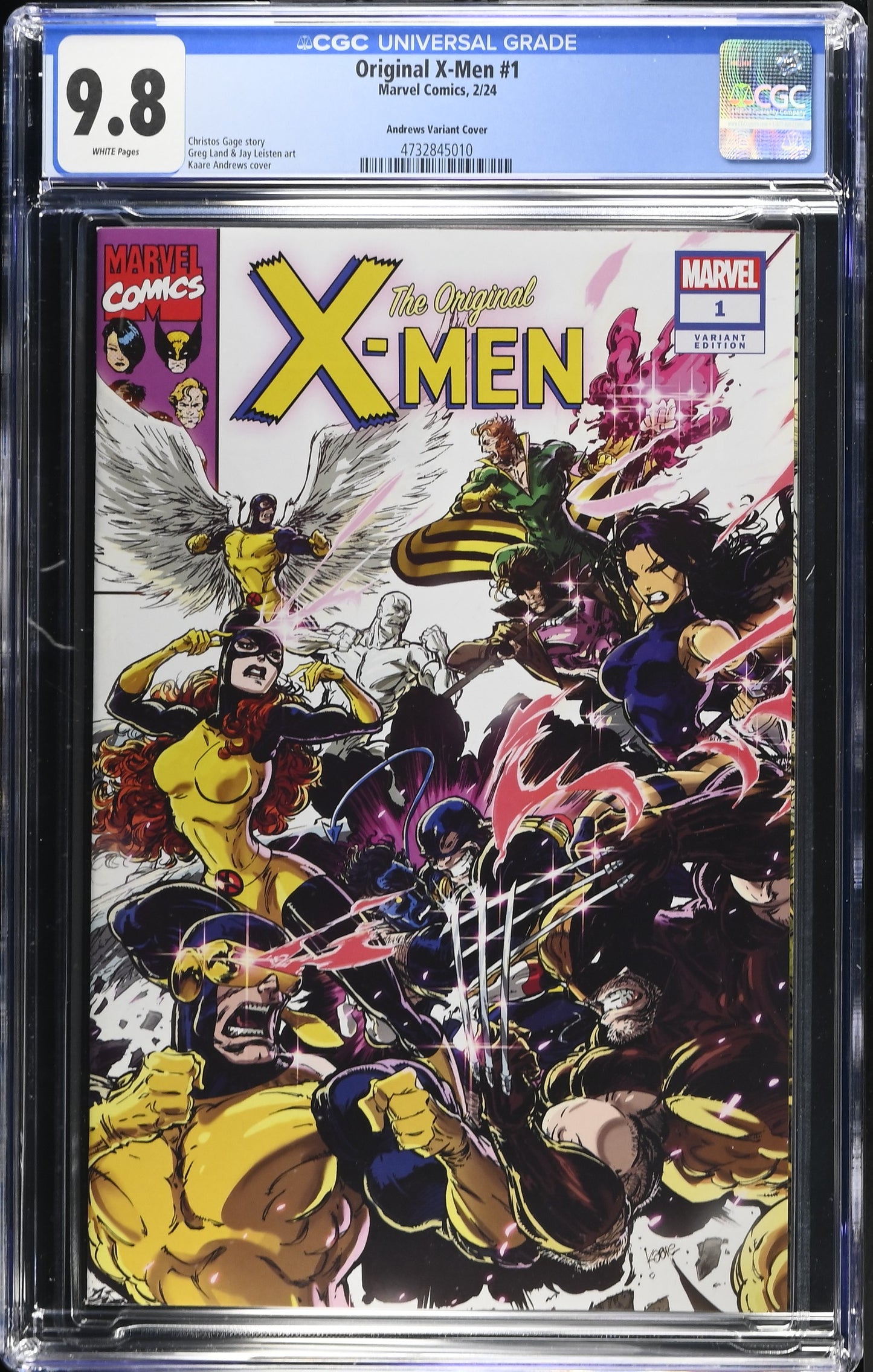 Original X-Men 1 CGC 9.8 2024 Andrews Variant