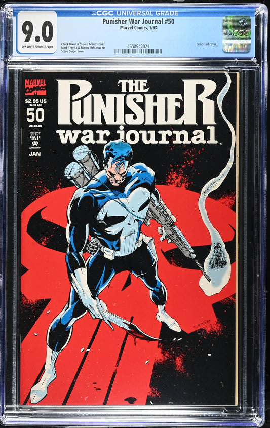 The Punisher War Journal #50 (Marvel Comics January 1993) 9.0 CGC