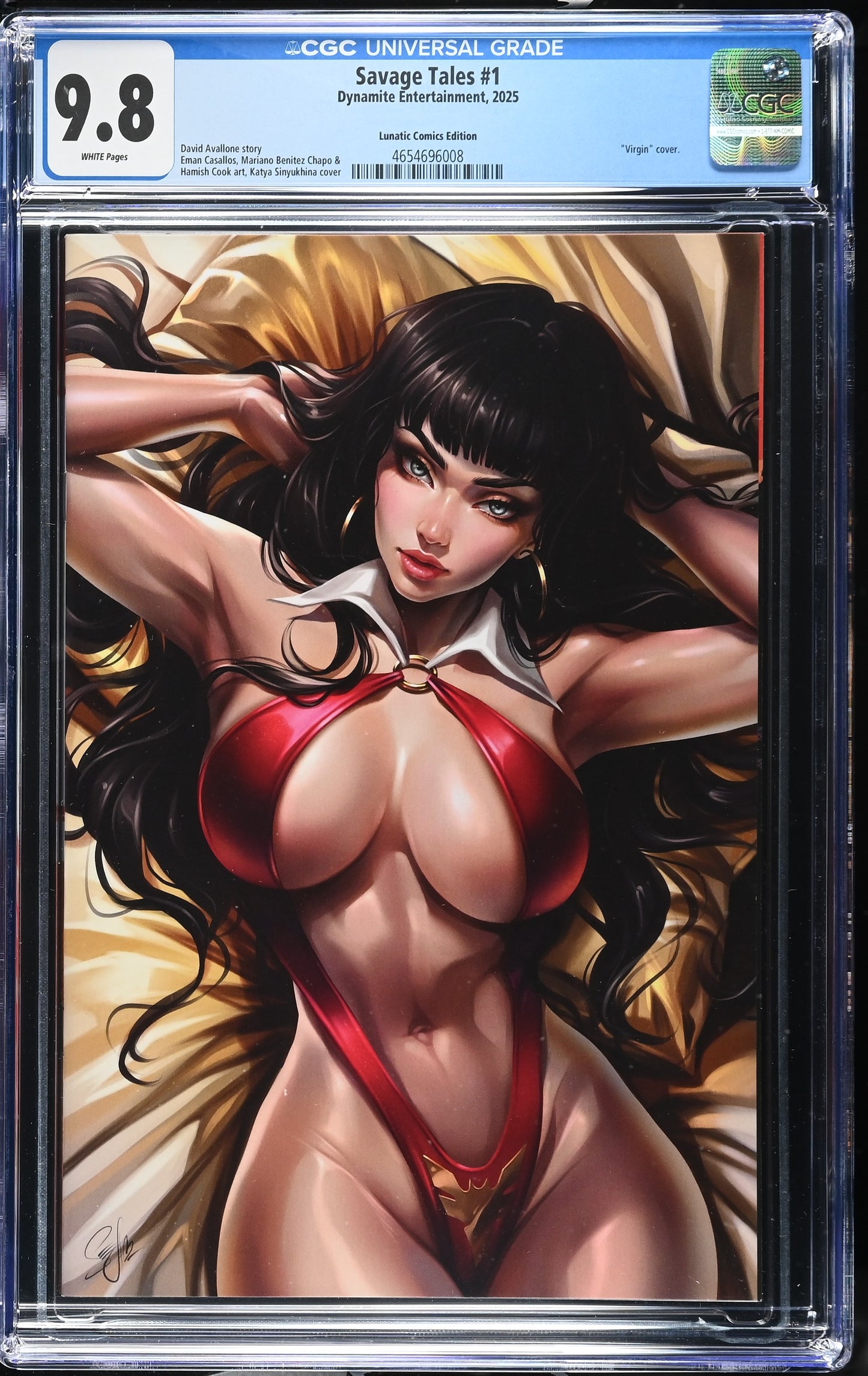 Savage Tales #1 CGC 9.8 Virgin Katya Sinyukhina Vampirella Cgc 9.8