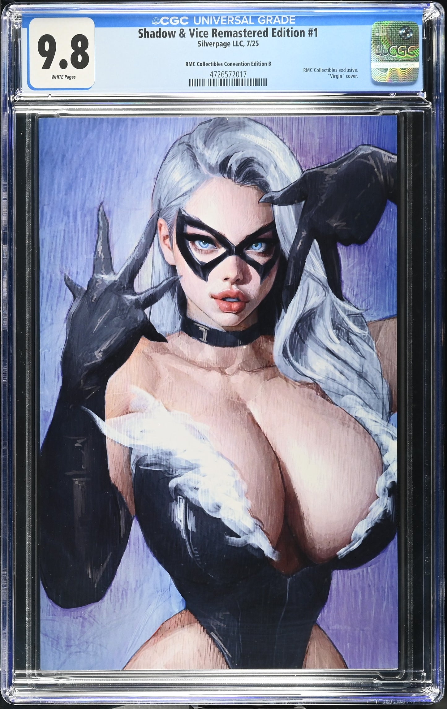 Shadow And Vice #1 Black Cat Virgin By Ickpot CGC 9.8