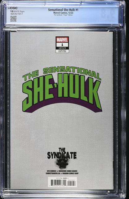 Sensational She Hulk 1 CGC 9.8