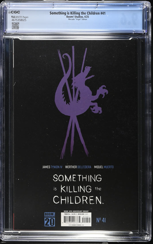Something Is Killing The Children #41 CGC 9.6 Mercado Virgin Variant