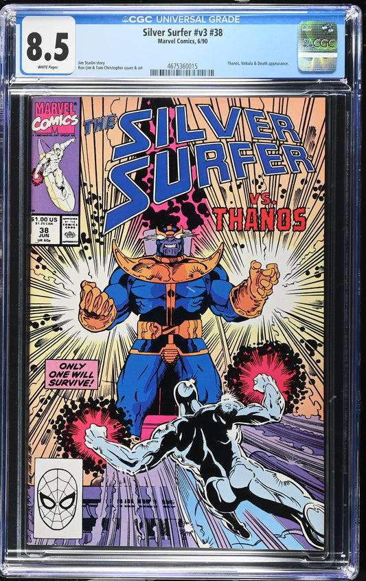 Silver Surfer #v3 #38 CGC 8.5 (1990)