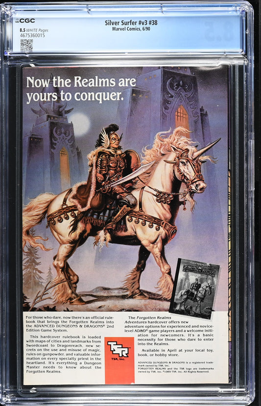 Silver Surfer #v3 #38 CGC 8.5 (1990)