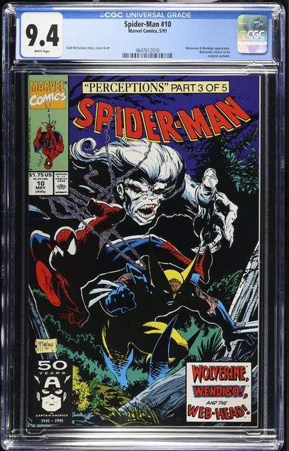 Spider-Man #10 CGC Graded 9.4 Marvel Comics