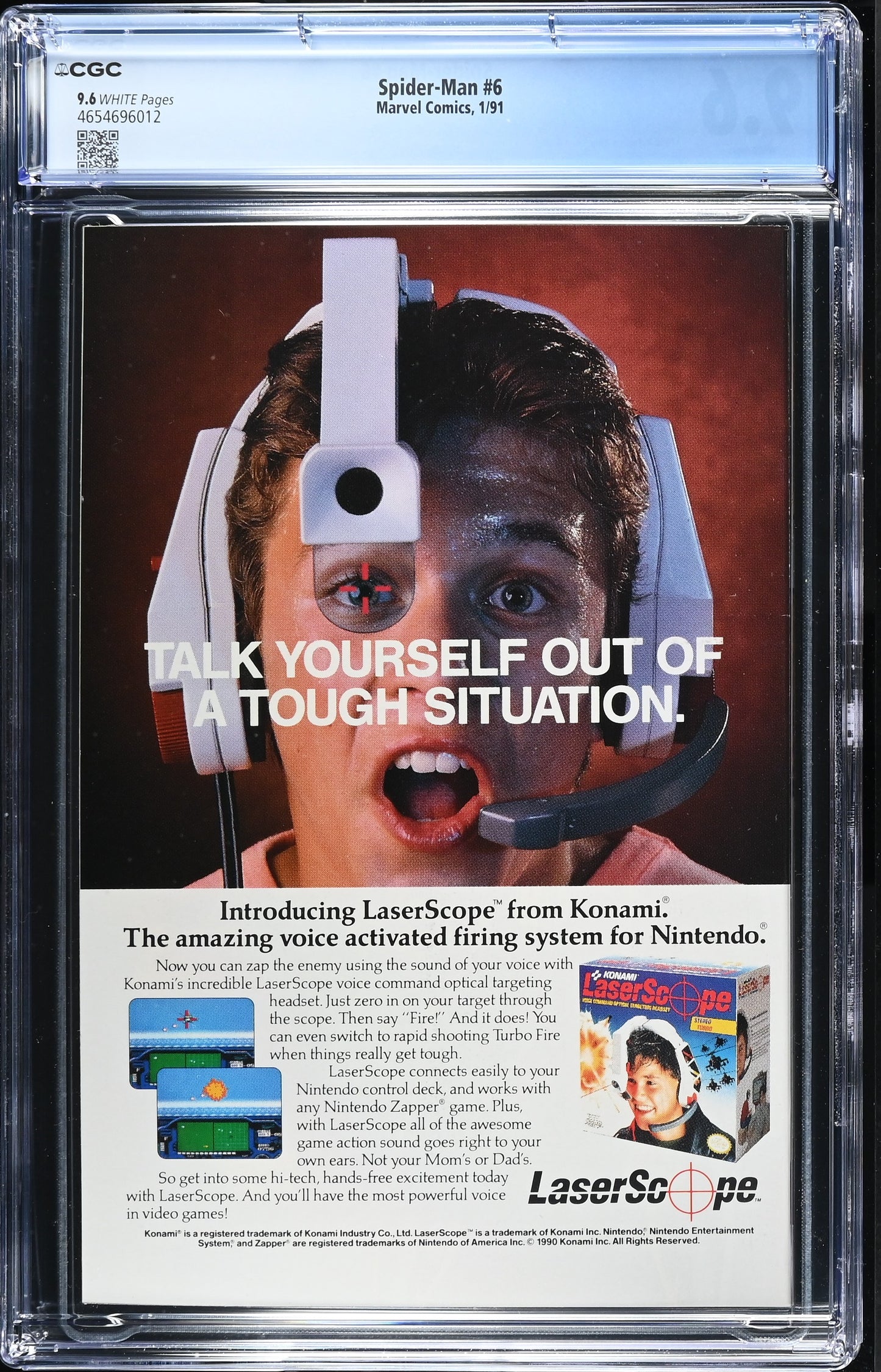 Spider-Man #6 (Marvel Comics January 1991) CGC 9.6