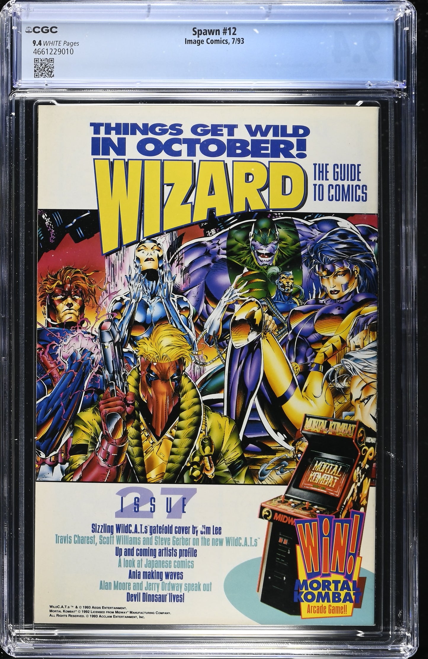 Spawn #12 CGC 9.4 Todd McFarlane Cover, Story & Art