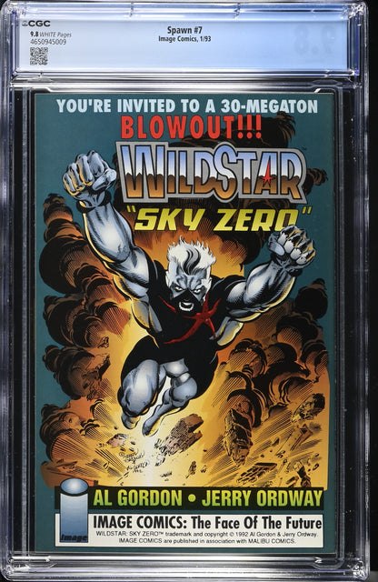 Spawn #7 (1993) CGC 9.8 Todd McFarlane Story And Art