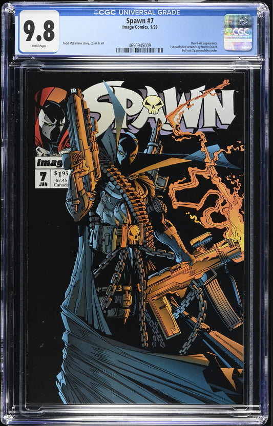 Spawn #7 (1993) CGC 9.8 Todd McFarlane Story And Art