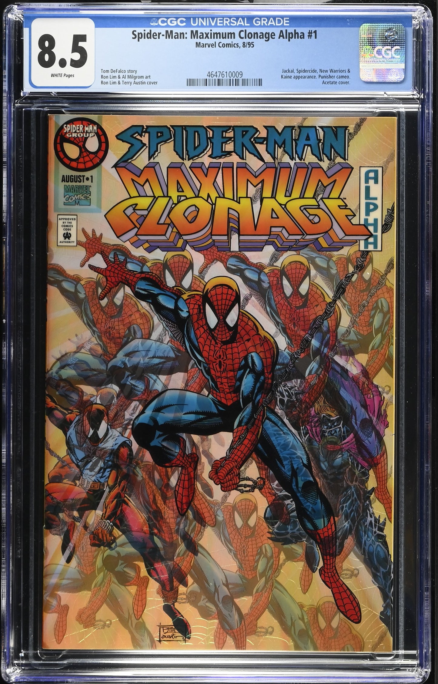 Spider-Man Maximum Clonage Alpha #1  CGC 8.5 (1995)