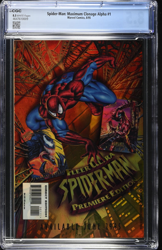 Spider-Man Maximum Clonage Alpha #1  CGC 8.5 (1995)