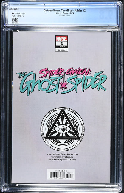 Spider-Gwen: The Ghost-Spider #2 CGC 9.8 Li "Virgin" Edition