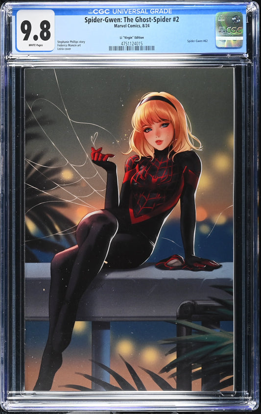 Spider-Gwen: The Ghost-Spider #2 CGC 9.8 Li "Virgin" Edition