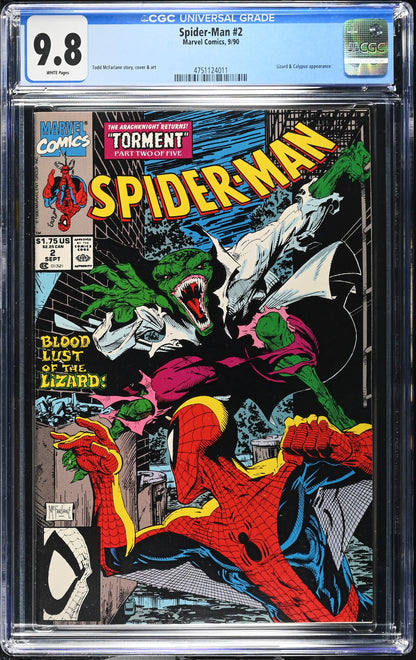 Spiderman #2 CGC 9.8