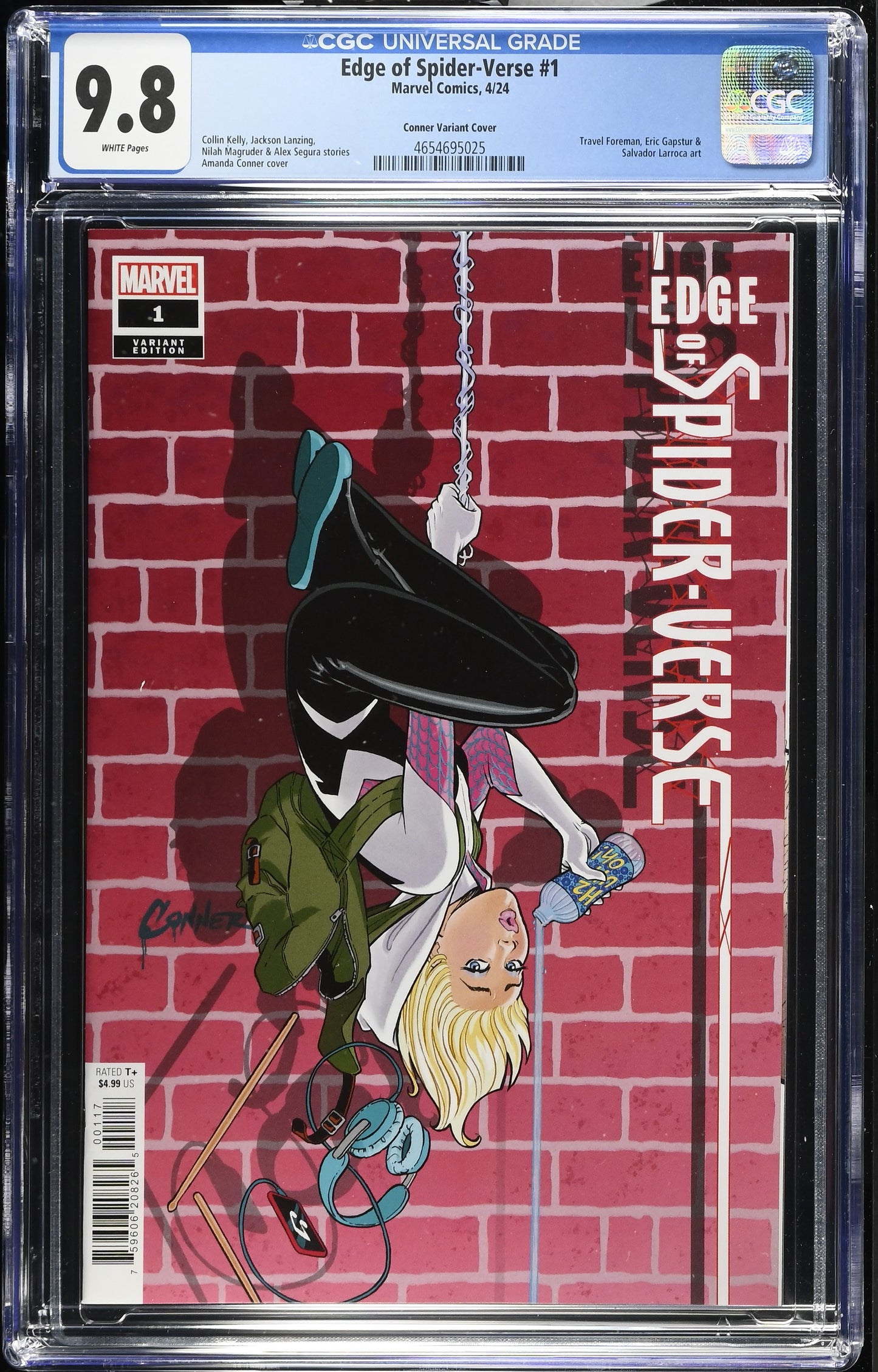 Edge of Spider-Verse #1 CGC 9.8 | 1:25 Amanda Conner Variant | Spider-Gwen