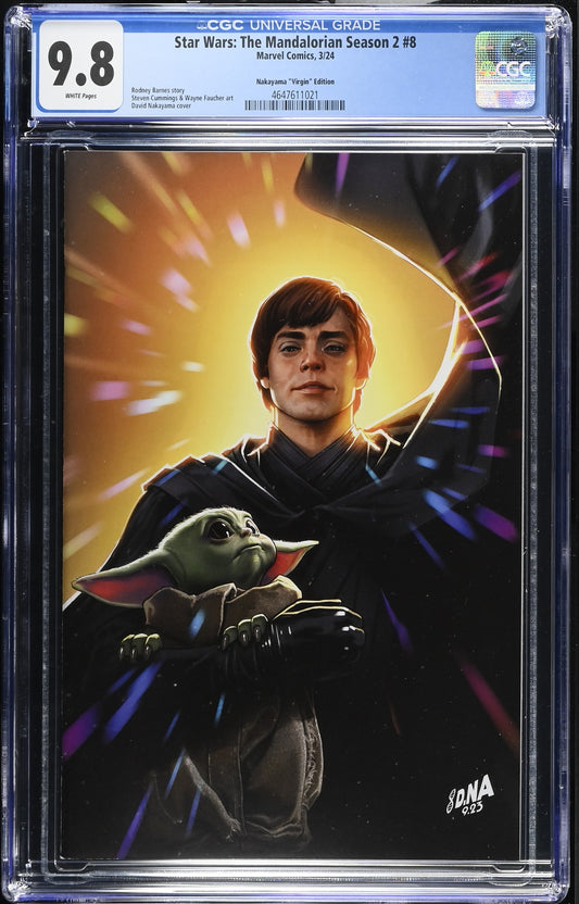 Star Wars: The Mandalorian 2 #8 CGC 9.8 David Nakayama Exclusive Virgin