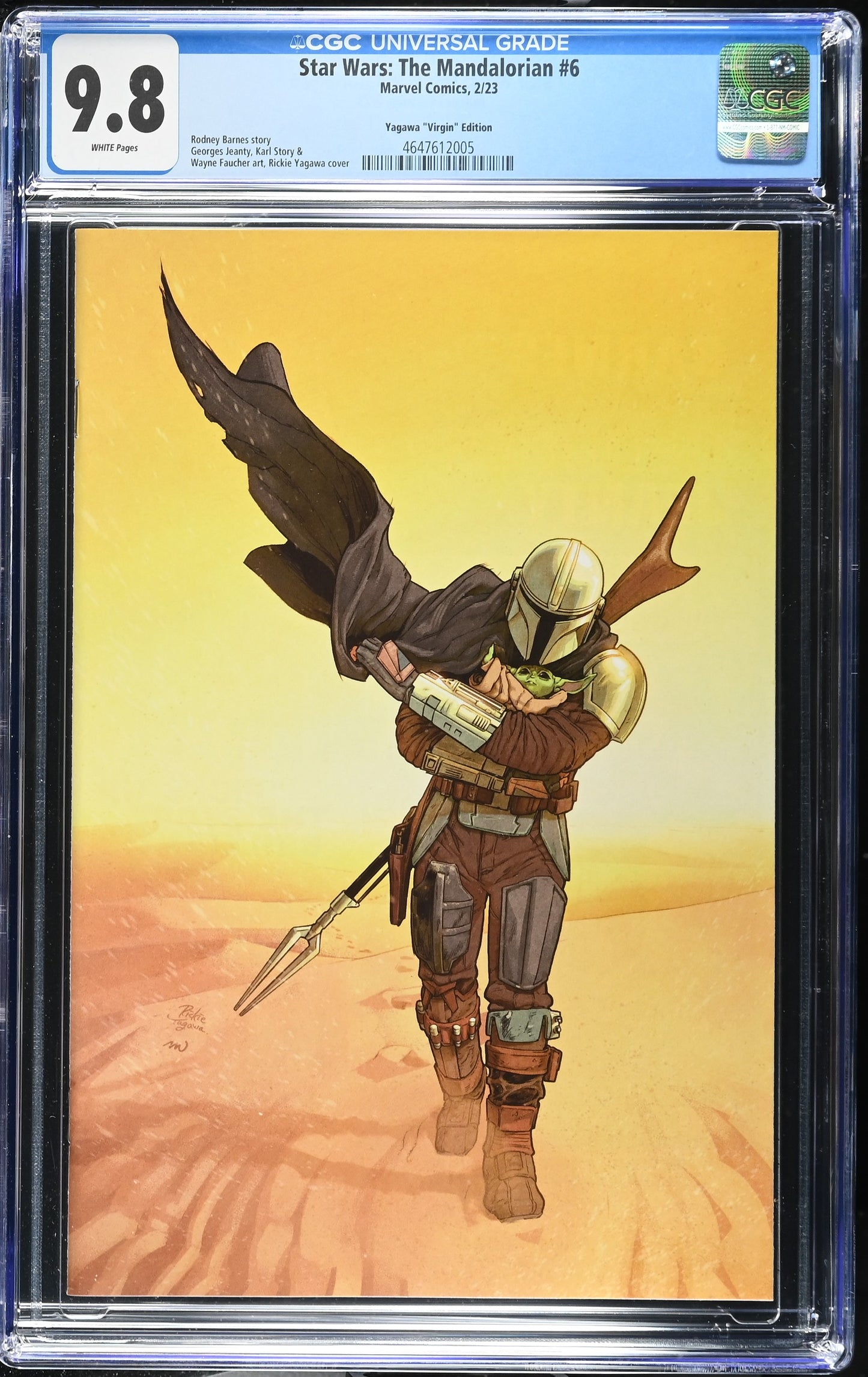 Star Wars The Mandalorian #6 2022 Yagawa Variant CGC 9.8