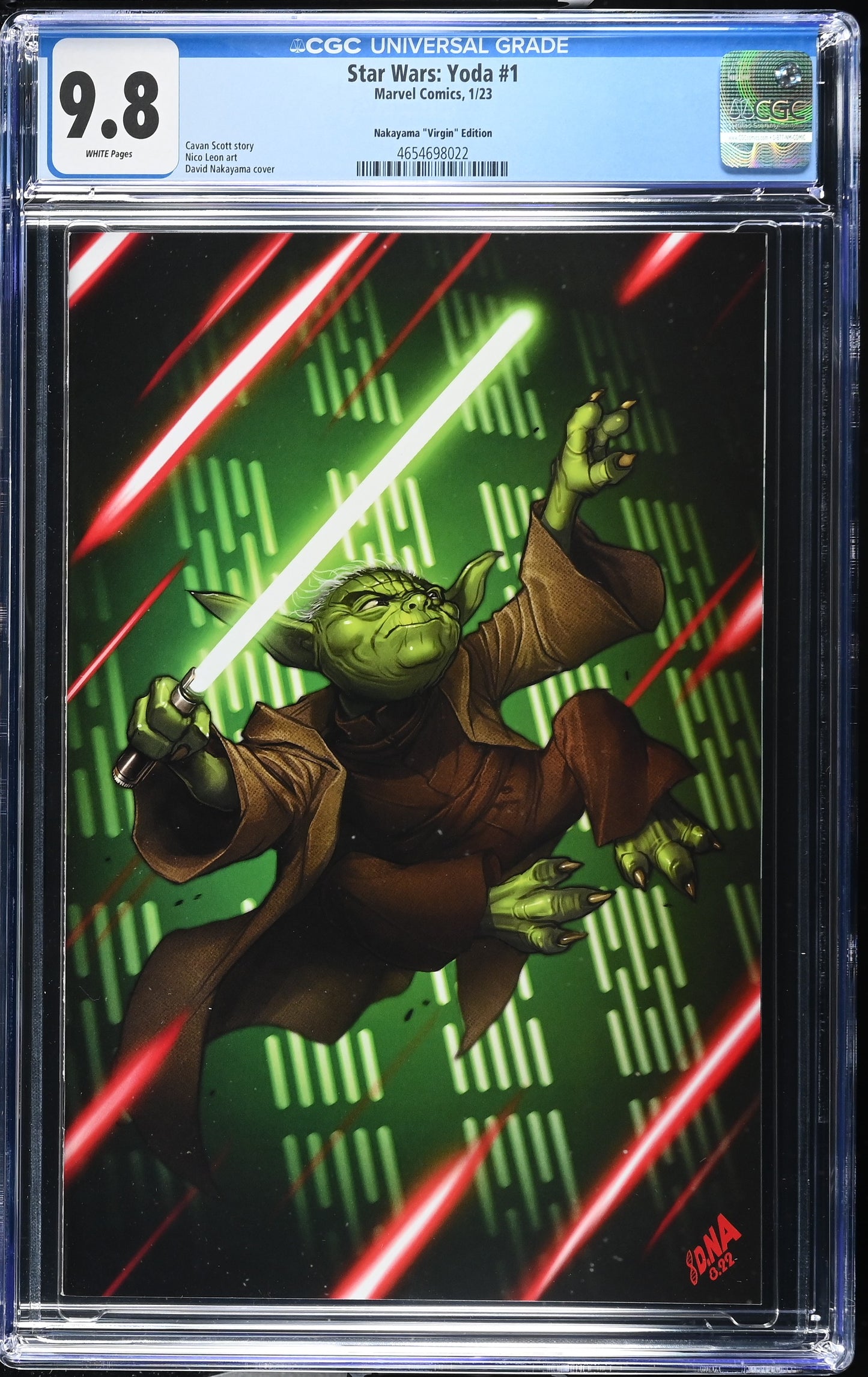 Star Wars Yoda #1 Nakayama Virgin Variant CGC 9.8 (2023)