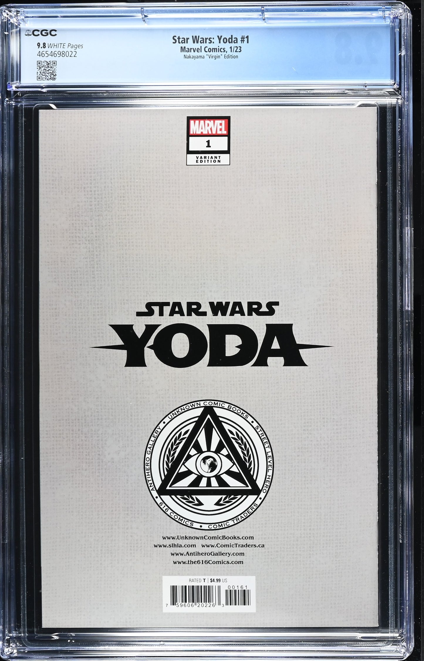 Star Wars Yoda #1 Nakayama Virgin Variant CGC 9.8 (2023)