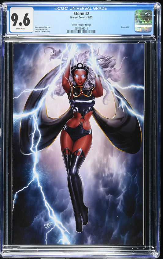 Storm #2 9.6 CGC Szerdy Virgin Cover Variant Marvel