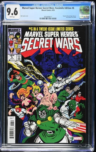 Marvel Super-Heroes Secret Wars #6 Facsimile Reprint CGC 9.6