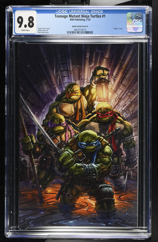 Teenage Mutant Ninja Turtles #1 Alan Quah Comic A Virgin Variant CGC 9.8